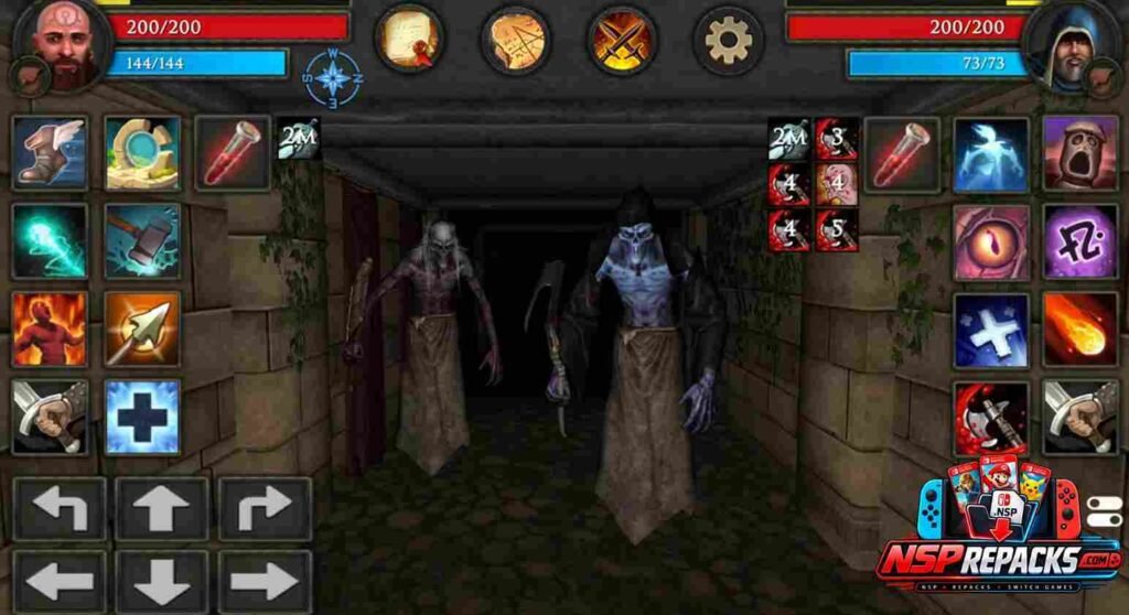 Moonshades a classic dungeon crawler RPG Switch NSP (eShop)