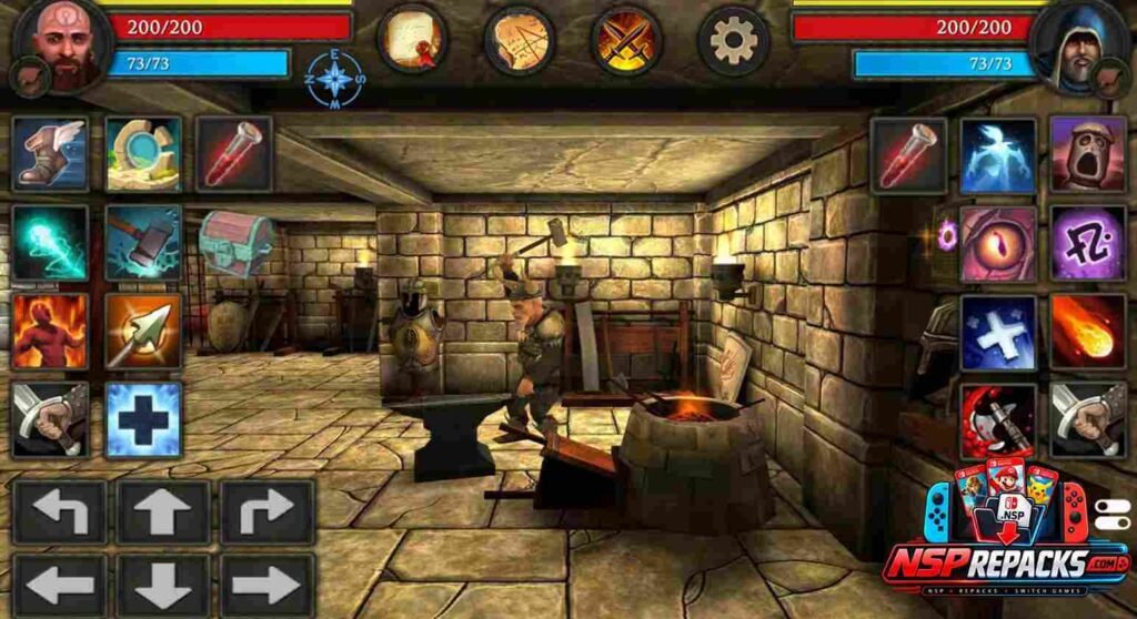 Moonshades a classic dungeon crawler RPG Switch NSP (eShop)
